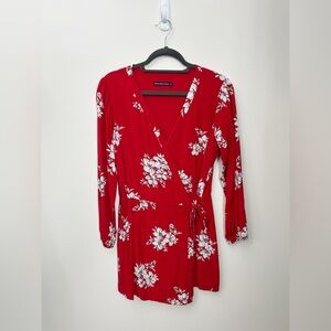 Abercrombie Floral Red romper